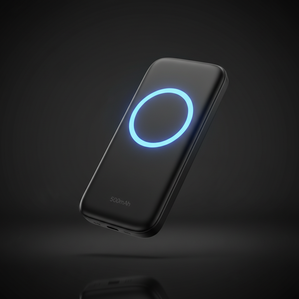 MagSafe 5000mAh Wireless Power Bank 3D render